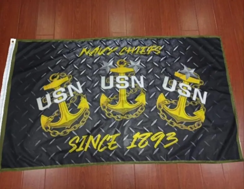 Navy Chiefs USN flag, since 1893.