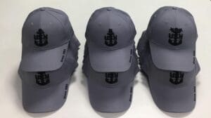 Three hats are shown with the words " ship " on them.