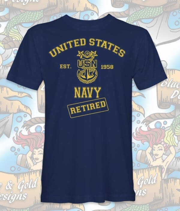 US Navy retired t-shirt design.